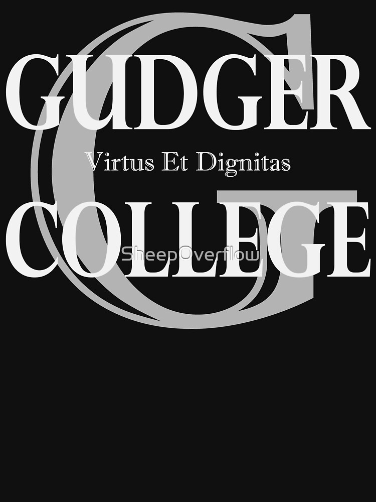 gudger college shirt