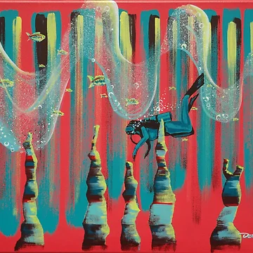Artwork thumbnail, Scuba by David Zackus