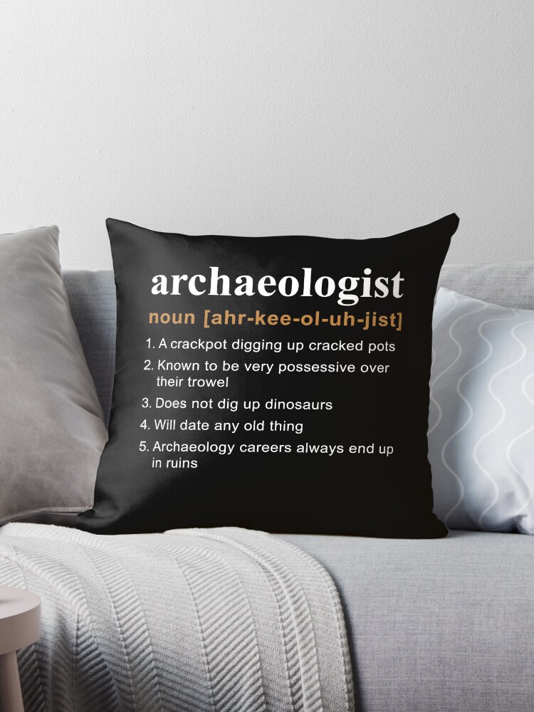 Archaeologist Trowel Basic Pillow 