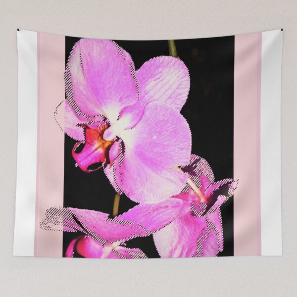 Artikelvorschau, Rosa Orchideen mit Ostergruß entworfen und verkauft von B. Randi Bailey.