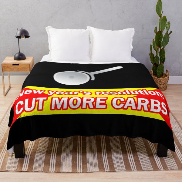 Item preview, New Year's Resolution: Cut more carbs – Funny pizza designed and sold by creepyjoe.