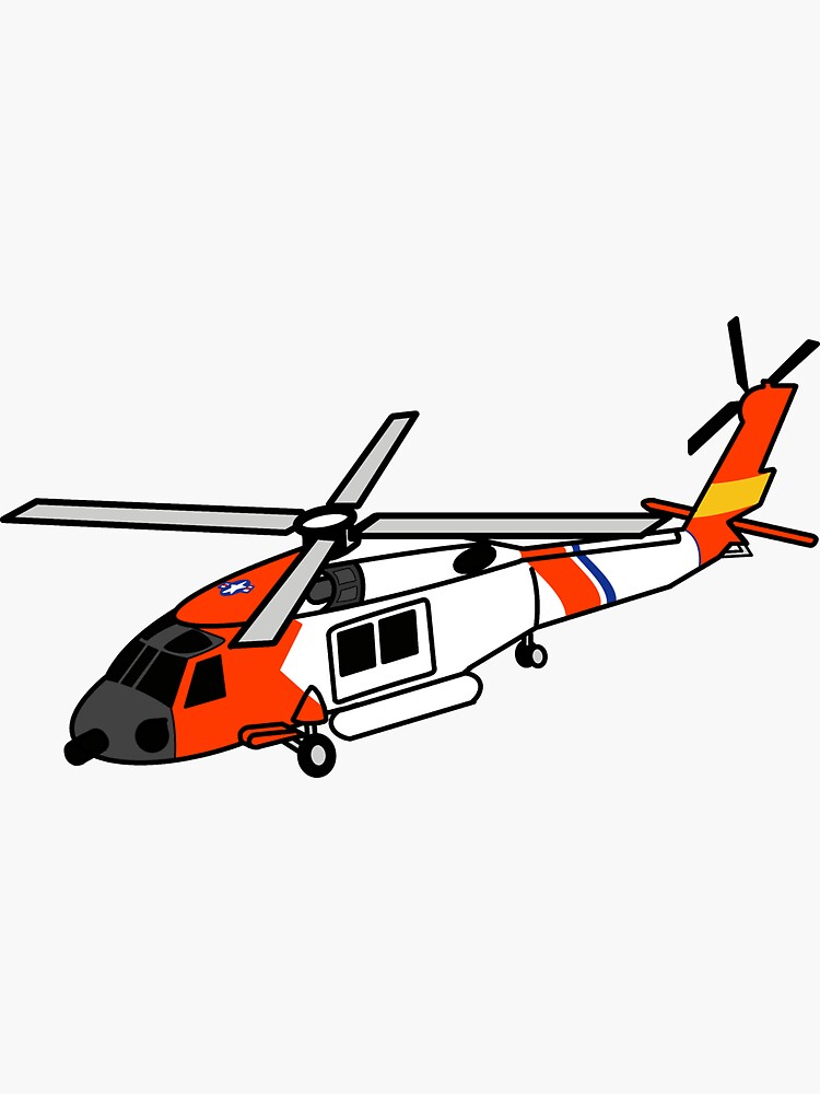 "US Coast Guard HH60 Jayhawk" Sticker for Sale by AlwaysReadyCltv Redbubble