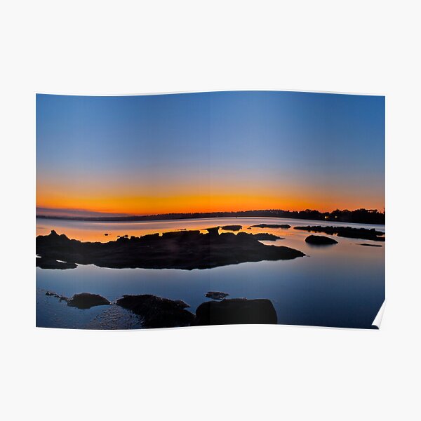 Tuggerah Lake. Sunset,,24-9-2010,Australia. Poster