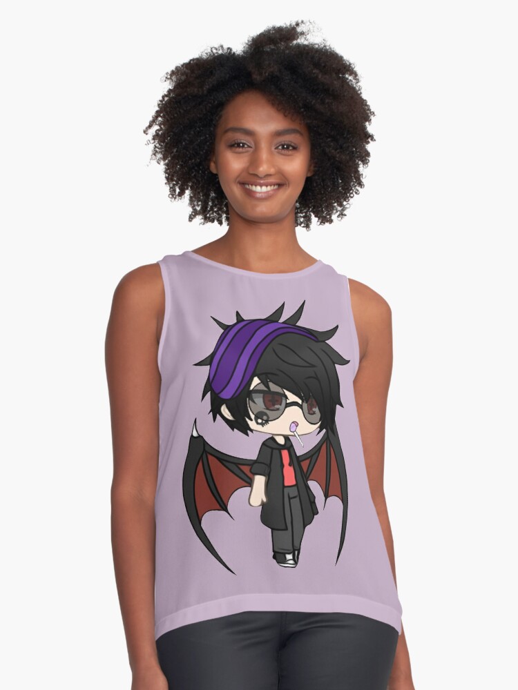 Gacha Life Series Karl Chibi Vampire Boy Sleeveless Top By Pignpix Redbubble