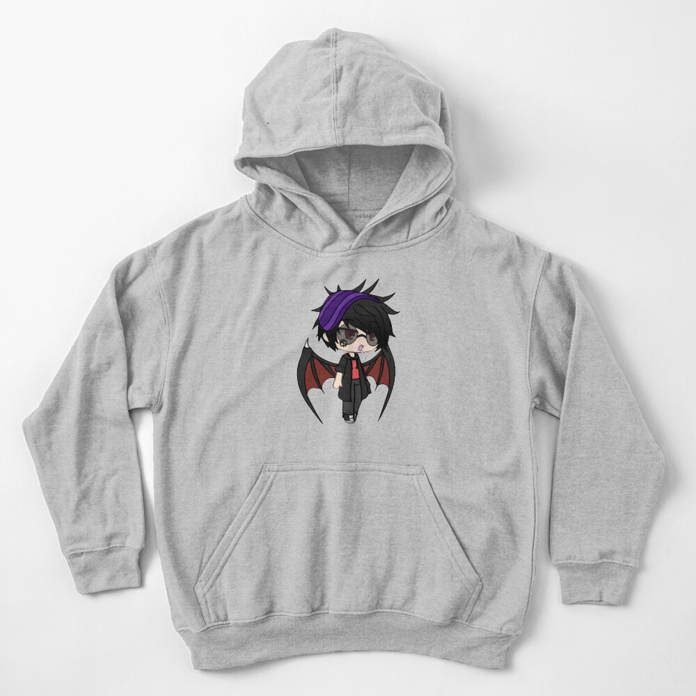 Gacha Life Series - Karl Chibi Vampire Boy Kids Pullover Hoodie