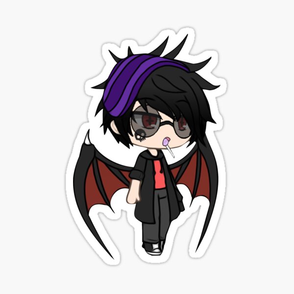 Kawaii Vampire Boy Stickers Redbubble