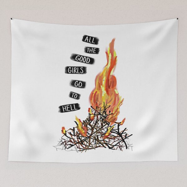 Item preview, All the Good Girls Go to Hell designed and sold by Olivia Ossege.
