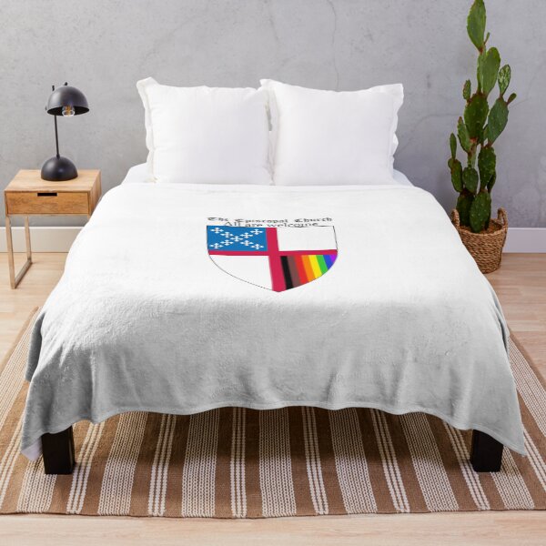 Item preview, Episcopal Church Shield with 8 Colours Rainbow Pride 1 designed and sold by litmusician.