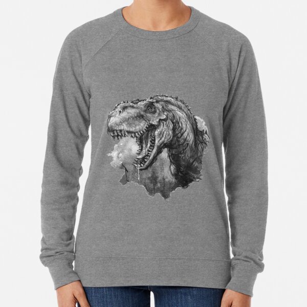 T-rex Portrait Leichter Pullover