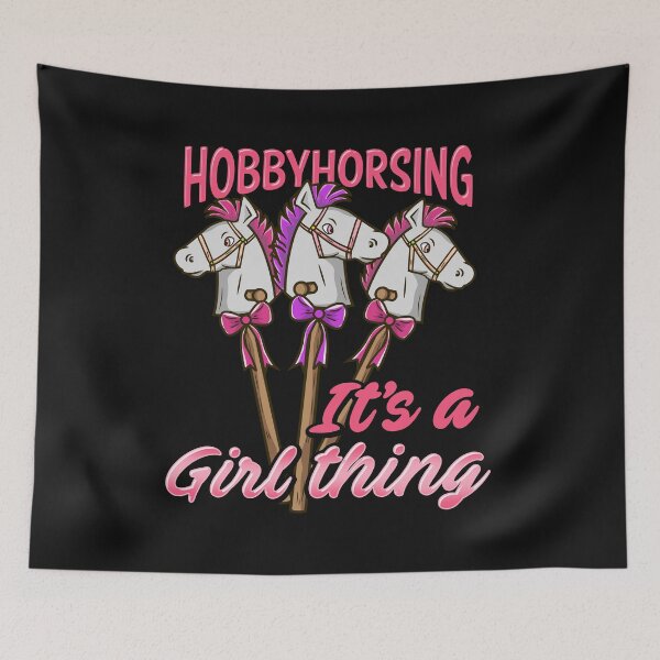 Item preview, Hobbyhorsing It's A Girl Thing graphic for a hobbyhorse Lover designed and sold by biNutz.