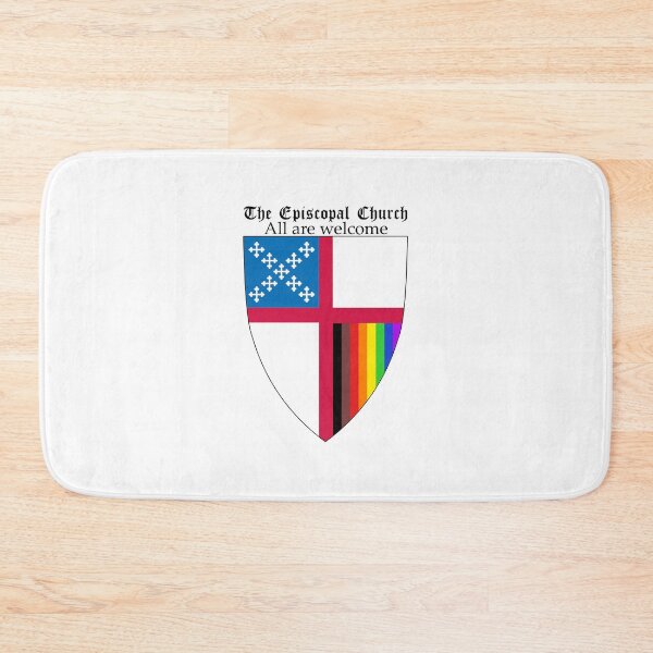 Item preview, Episcopal Church Shield with 8 Colours Rainbow Pride 2 designed and sold by litmusician.