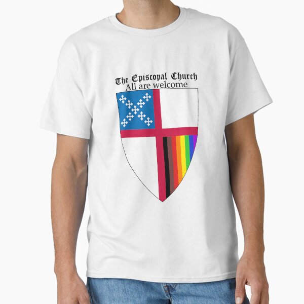 Item preview, Episcopal Church Shield with 8 Colours Rainbow Pride 2 designed and sold by litmusician.