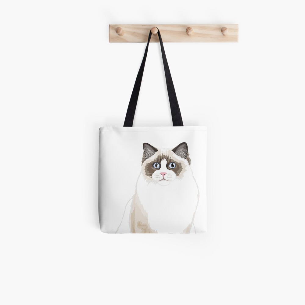 Seal Bicolor Ragdoll Tote Bag