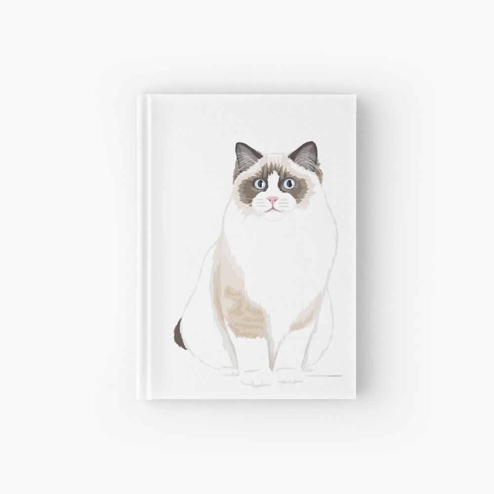 Seal Bicolor Ragdoll Hardcover Journal