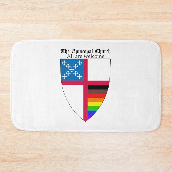 Item preview, Episcopal Church Shield with 8 Colours Rainbow Pride 3 designed and sold by litmusician.