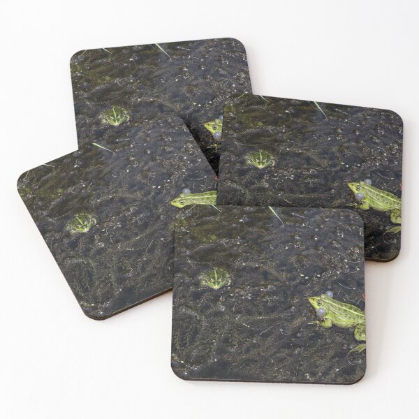 Item preview, Frog Call - Courting Frog - Frogs in pond Photography designed and sold by deanworld.