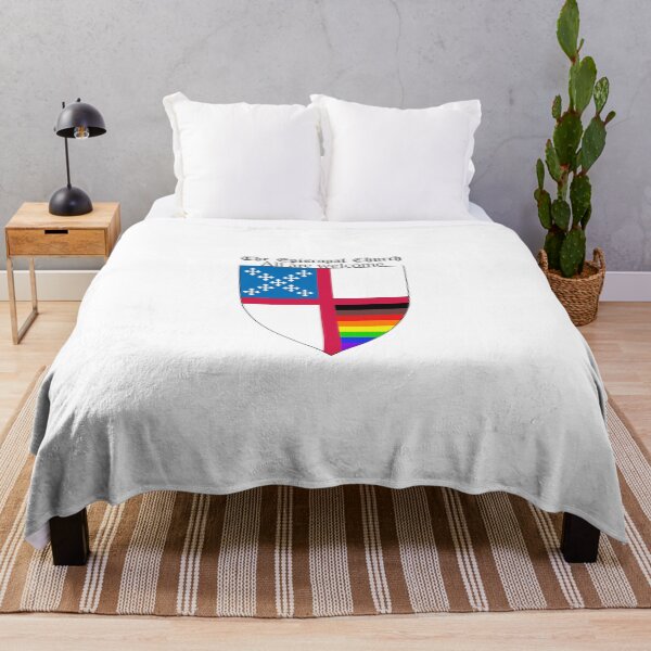 Item preview, Episcopal Church Shield with 8 Colours Rainbow Pride 4 designed and sold by litmusician.