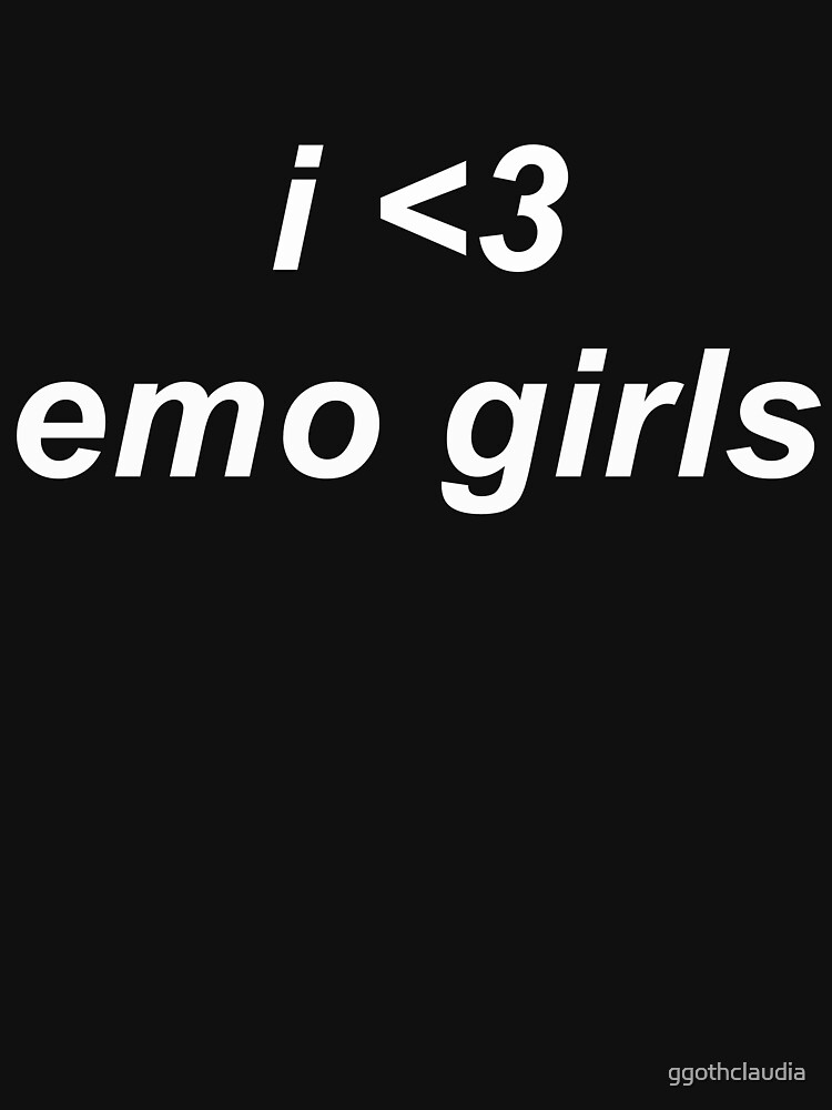 i <3 emo girls Pullover Hoodie for Sale by ggothclaudia