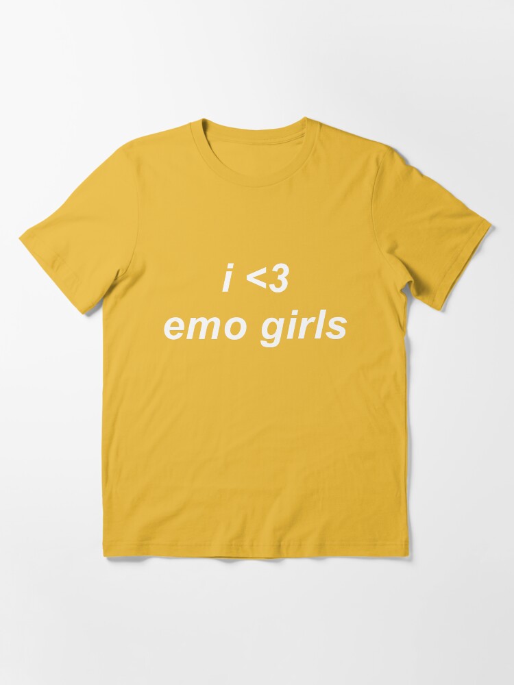 i <3 emo girls Essential T-Shirt for Sale by ggothclaudia