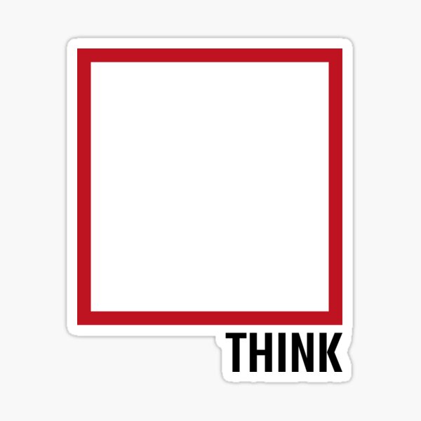 Item preview, Think Outside The Box - minimalist designed and sold by The Philosopher's Shirt.