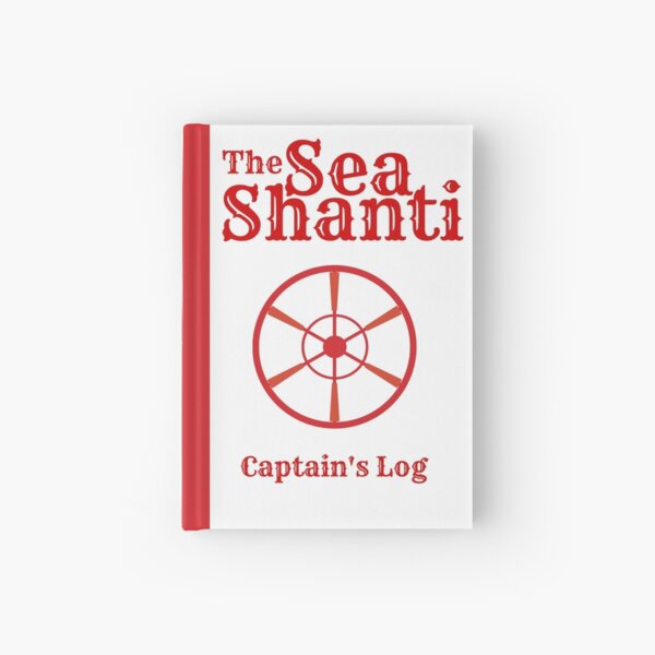 Sea Shanti Captain's Log Hardcover Journal