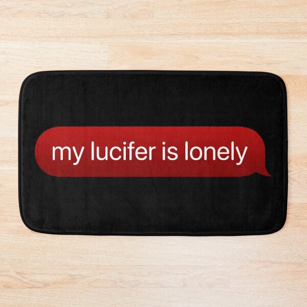 Item preview, Copy of My Lucifer Is Lonely Text (Red Version) designed and sold by Olivia Ossege.