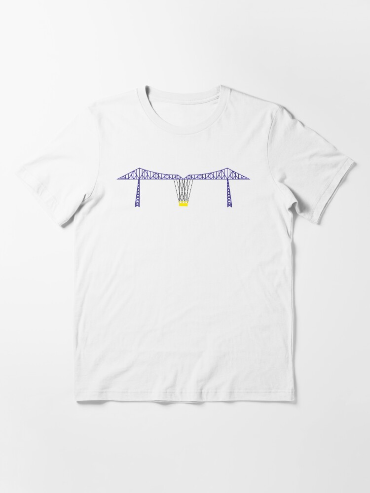 Alternate view of NDVH Tees Transporter Bridge Essential T-Shirt