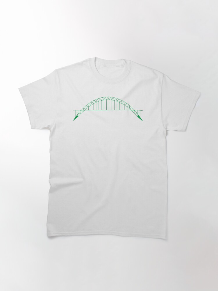 Alternate view of NDVH Tyne Bridge Classic T-Shirt