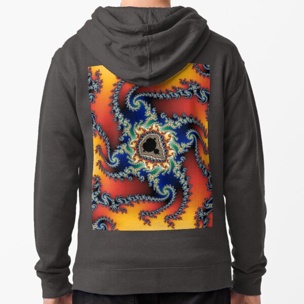 fractal #3 (mandelbrot set) Zipped Hoodie