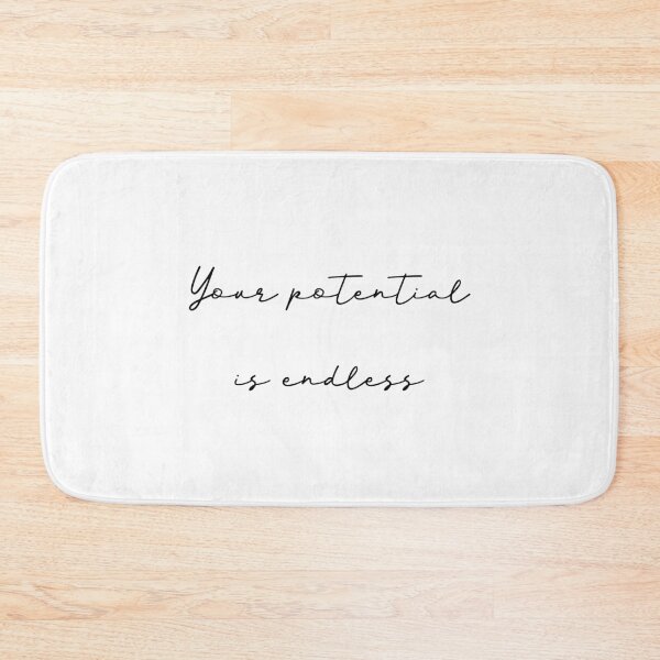 Item preview, Your Potential is Endless Sticker designed and sold by ZachTheDesigner.