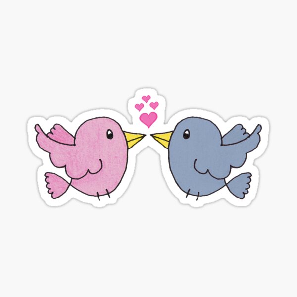 Love Birds Sticker