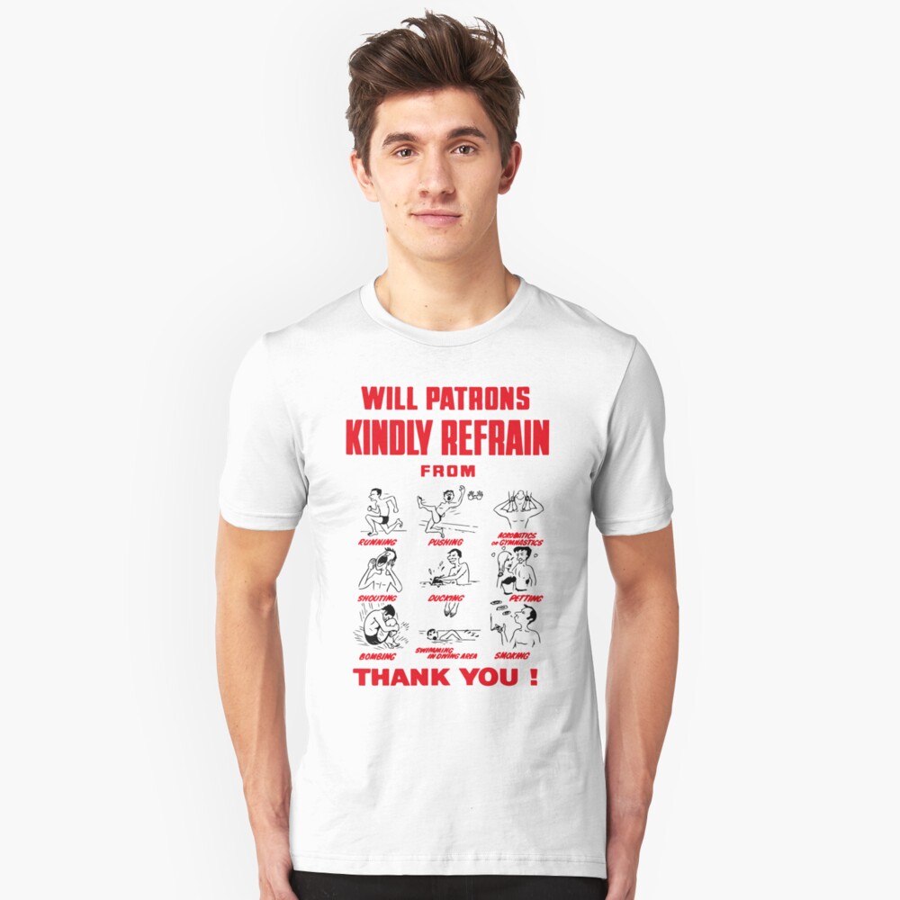 NDVH Pool Rules Slim Fit T-Shirt
