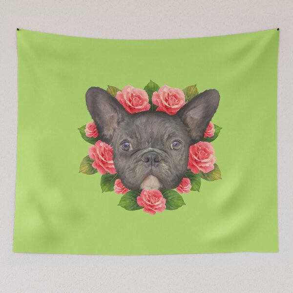 Item preview,  french bulldog green designed and sold by Pintarrajearte.