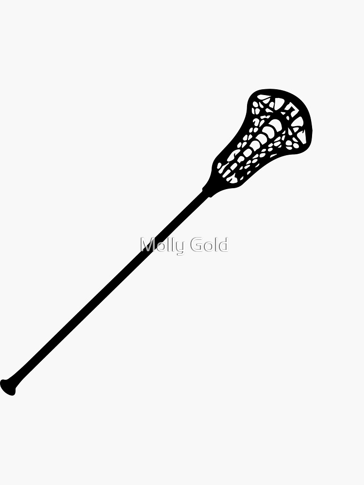 Lacrosse Sticks  Sticker for Sale by Molly Gold