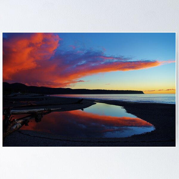 Item preview, "red"     bruce bay, south westland, new zealand designed and sold by rina sjardin-thompson.