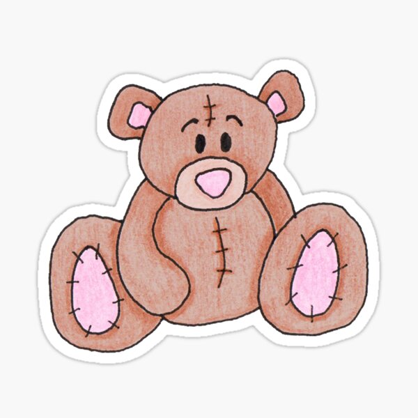 Teddy Bear - PINK Sticker