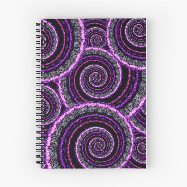 Artikelvorschau, Purple Spiral Fractal Art entworfen und verkauft von Pixie Copley LRPS.