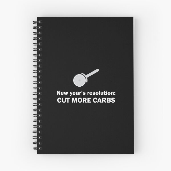 Item preview, New Year's Resolution: Cut more carbs – Funny pizza designed and sold by Troy Green.