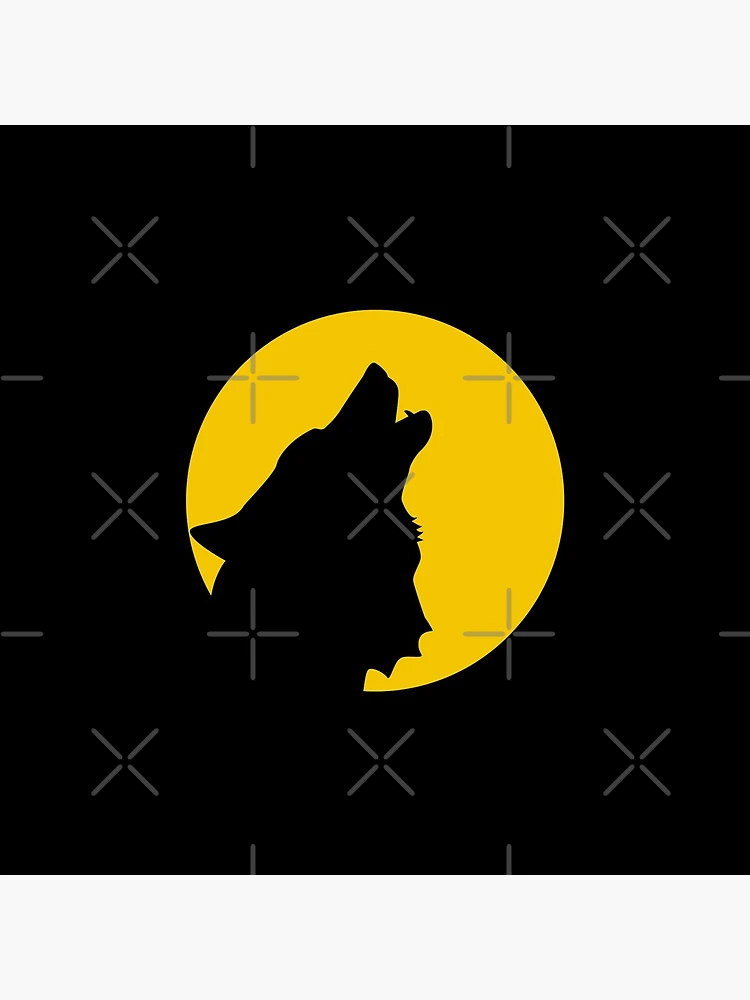 Thumbnail 5 of 5, Coasters (Set of 4), Wolf Howling designed and sold by ZachTheDesigner.