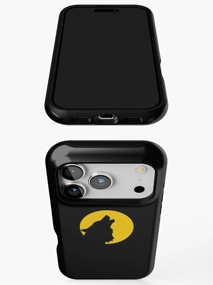 Thumbnail 3 of 4, iPhone Case, Wolf Howling designed and sold by ZachTheDesigner.
