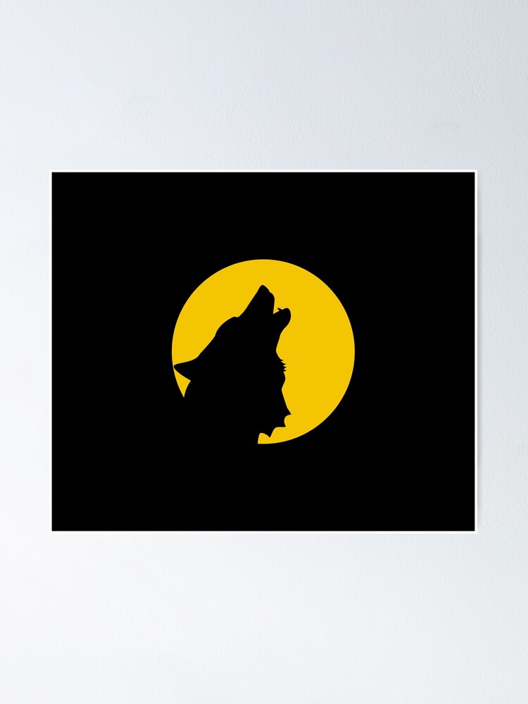 Thumbnail 1 of 3, Poster, Wolf Howling designed and sold by ZachTheDesigner.
