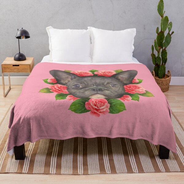 Item preview, french bulldog pink designed and sold by Pintarrajearte.