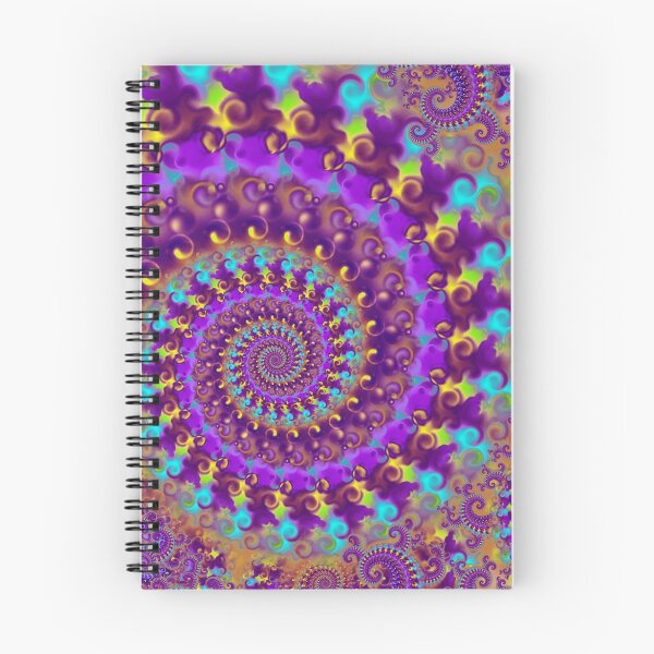 Item preview, Crazy Psychedelic Fractal in Purple designed and sold by Pixie Copley LRPS.