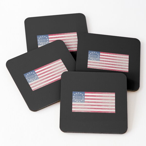 Item preview, Fenced Wall Betsy Ross Flag design designed and sold by NoveltyMerch.