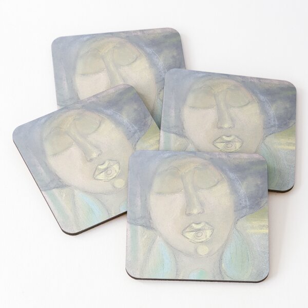 Pastel Portrait - S27 Coasters (Set of 4)