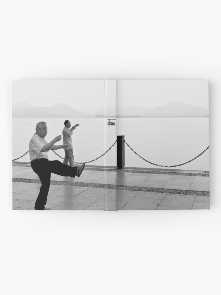 Alternate view of Tai Chi by the lake - Hangzhou, China Hardcover Journal