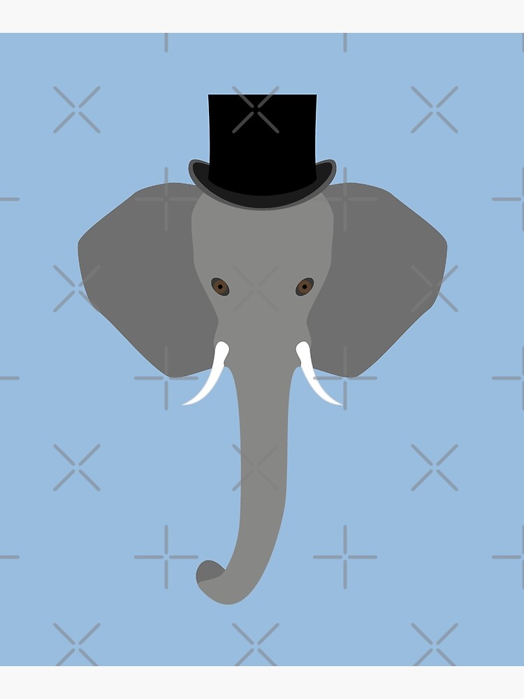 NDVH Elephant Wearing a Top Hat by nikhorne