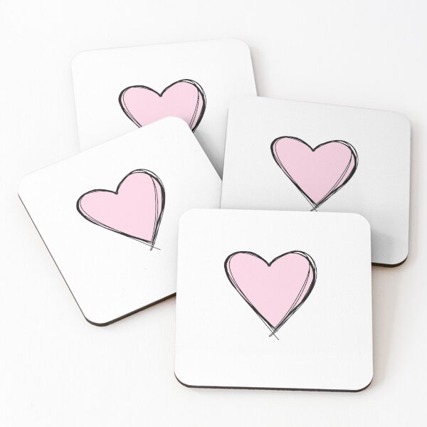 Item preview, millennial pink heart designed and sold by meghanpisters12.