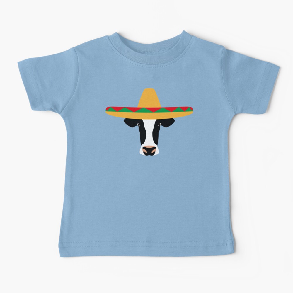 NDVH Cow Wearing a Sombrero Baby T-Shirt