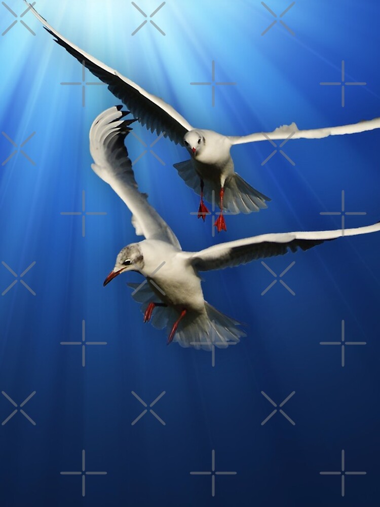Thumbnail 4 of 4, iPhone Case, Two gulls designed and sold by flashcompact.